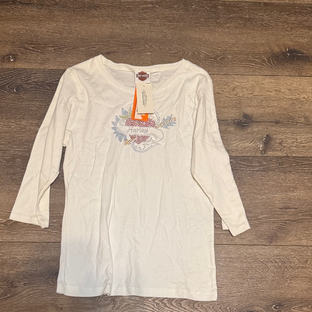 Vintage‎ Harley Davidson top Graceland small NWT